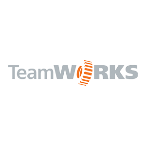 Logo of TeamWORKS - part of JDM Technology Group